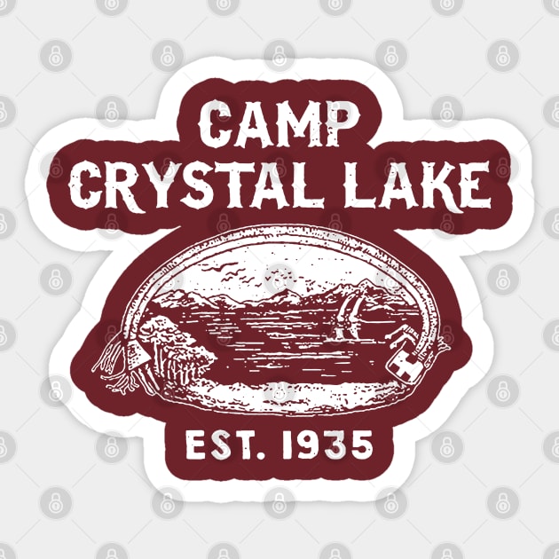 Camp Crystal Lake Sticker by gackac